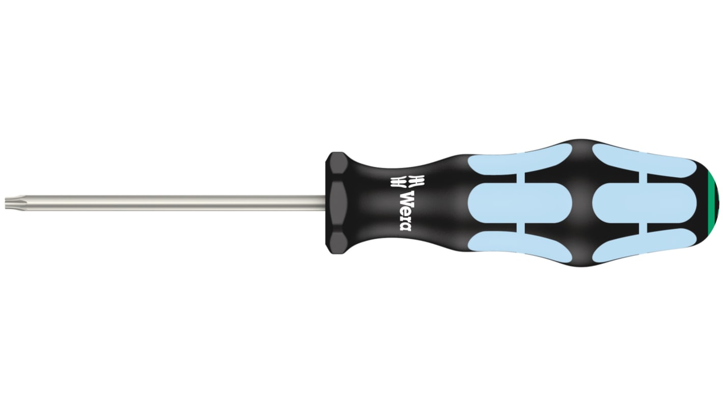 Wera Torx Screwdriver, T15 Tip, 80 mm Blade, 178 mm Overall