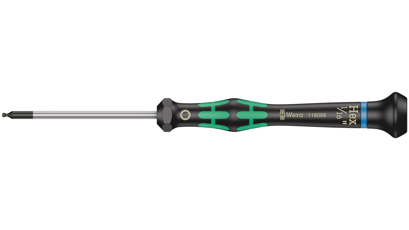 Wera Ball End Hexagon Precision Screwdriver