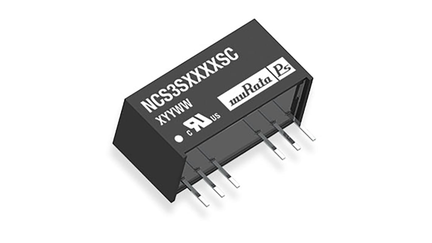 Murata NCS3 DC/DC-Wandler 3W 12 V dc IN, 12V dc OUT / 250mA Durchsteckmontage 1.5kV dc isoliert