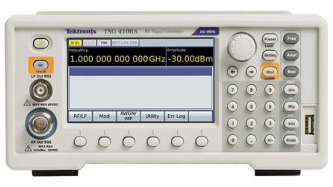 Tektronix Funktionsgenerator 950kHz → 4GHz, Ethernet, GPIB, RS232, USB, ISO-kalibriert