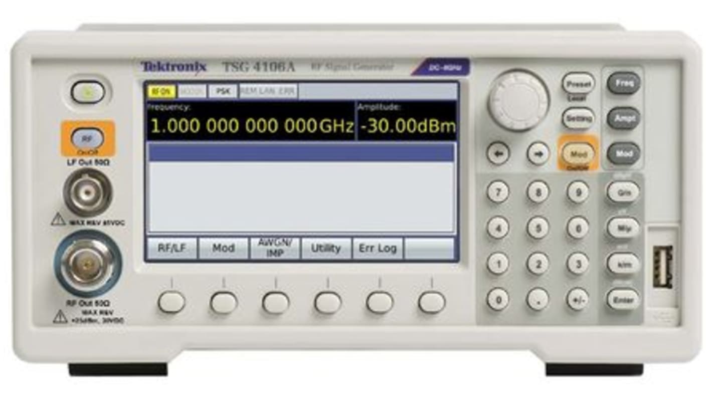 Generatore di funzioni Tektronix, 6GHz, interfacce multiple, Cert. ISO