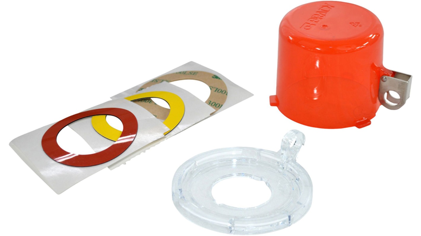 Verrouillage par bouton-poussoir Brady Polycarbonate, acier inoxydable, anse de 30mm