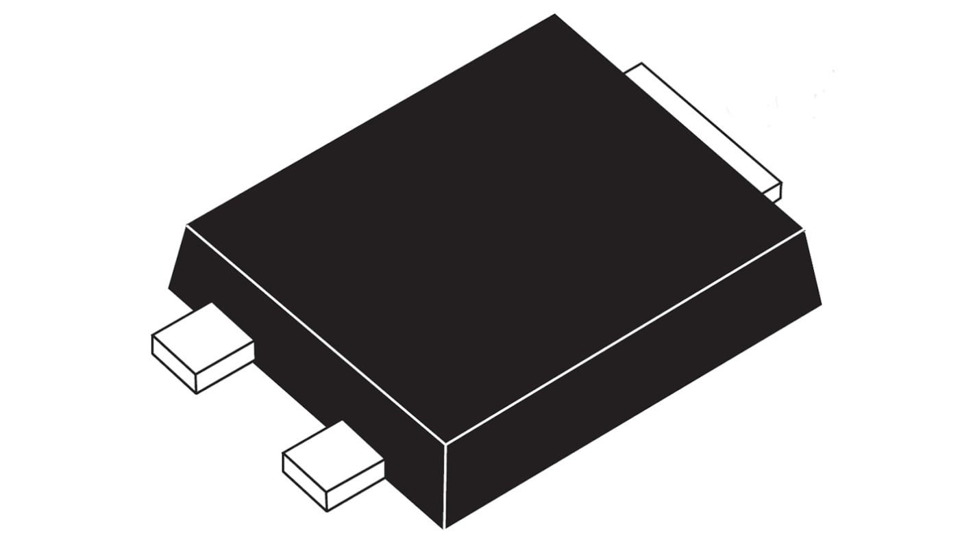 STMicroelectronics TRIAC 0.8A SMBflat SMD Gate Trigger 1V 10mA, 800V, 800V 3-Pin