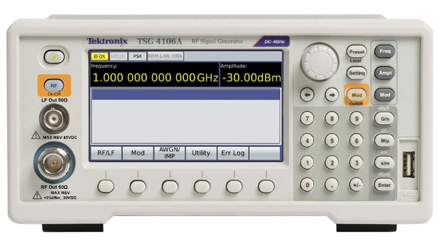 Générateur de fonctions Tektronix TSG4106A de 950kHz à 6GHz, Etalonné RS