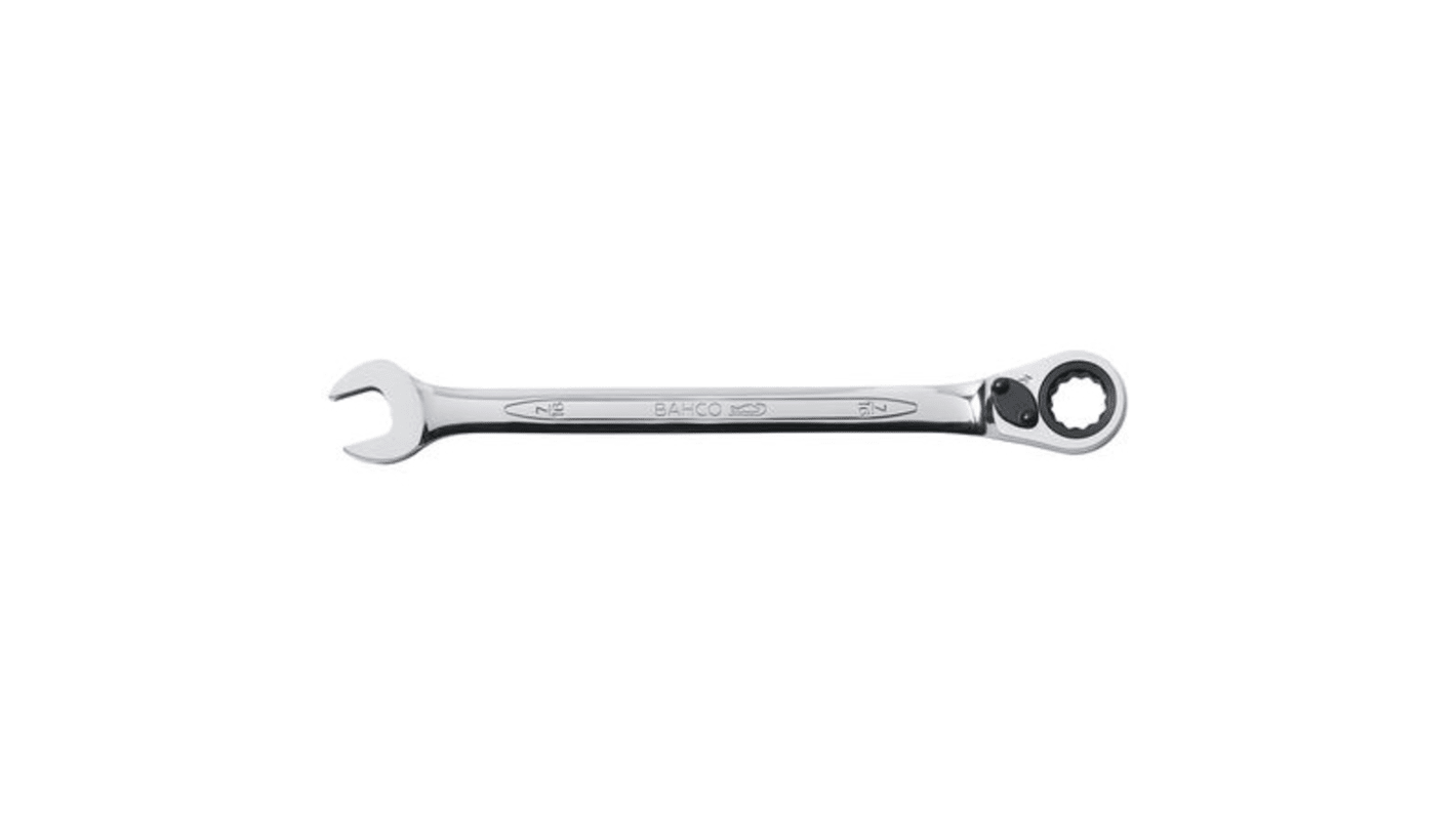 Bahco Ratchet Spanner, Imperial, Double Ended, 247 mm Overall