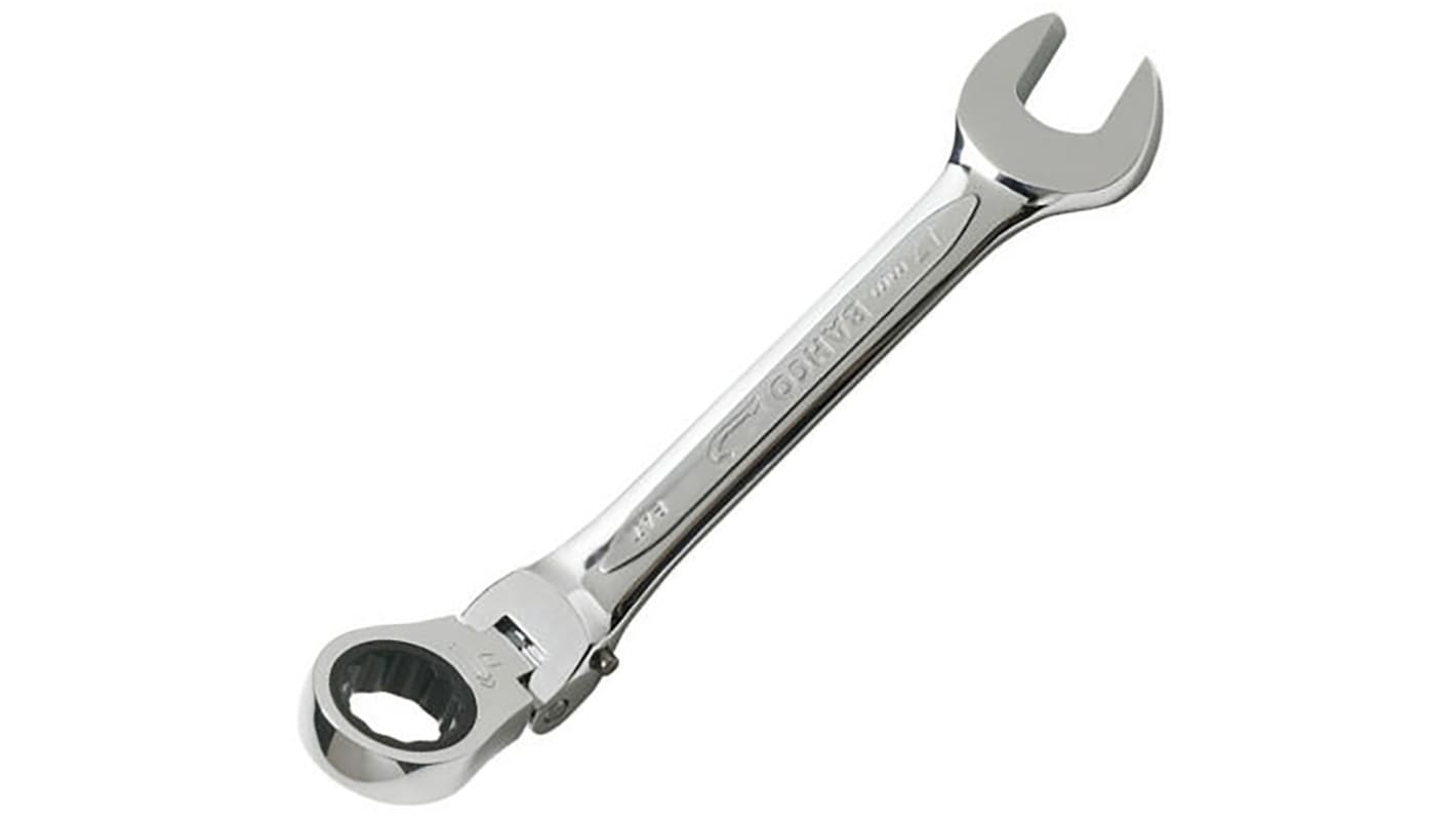 Bahco Ratchet Spanner, 12mm, Metric, Double Ended, 148 mm Overall