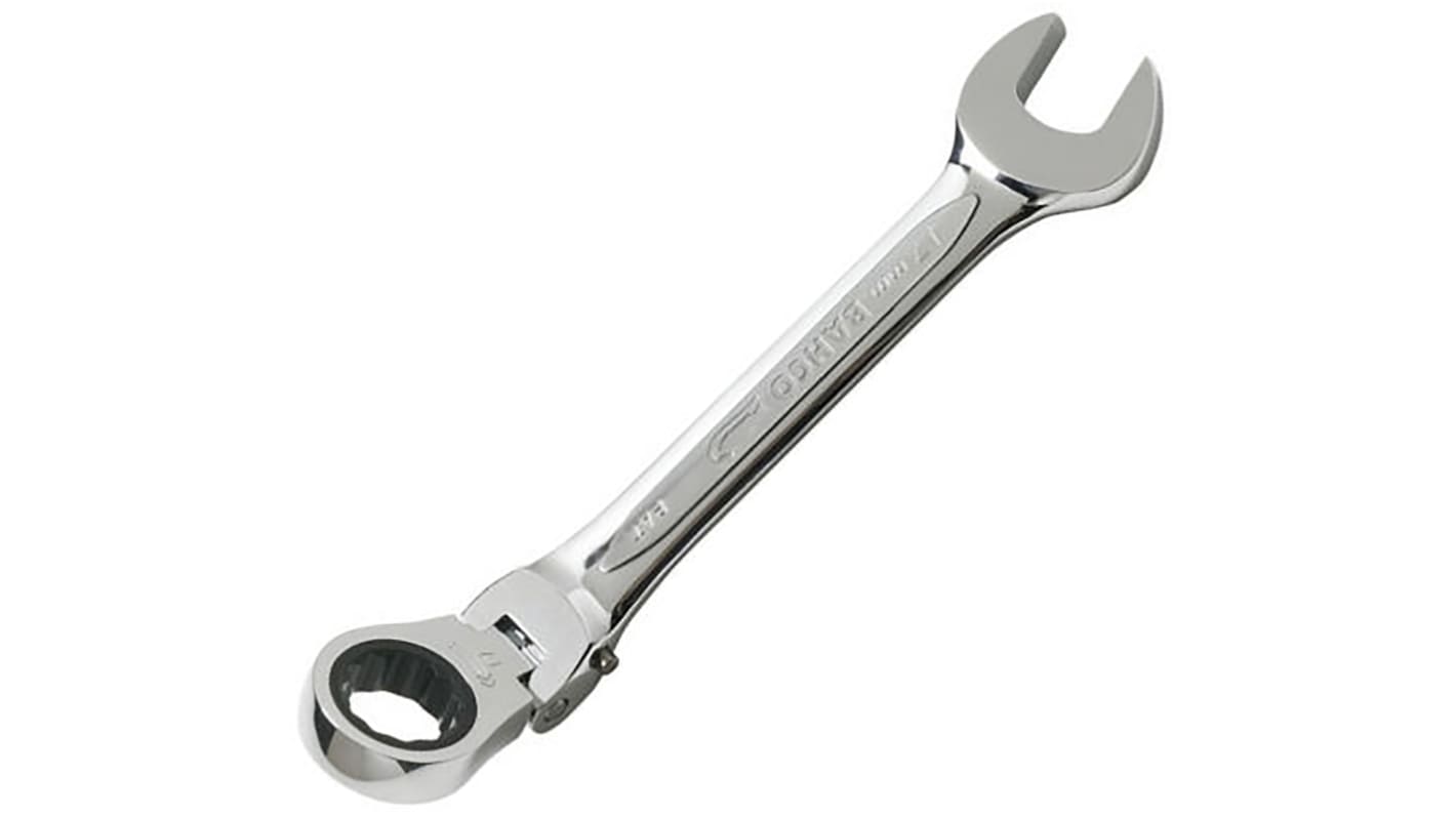 Bahco Ratchet Spanner, 13mm, Metric, Double Ended, 154 mm Overall
