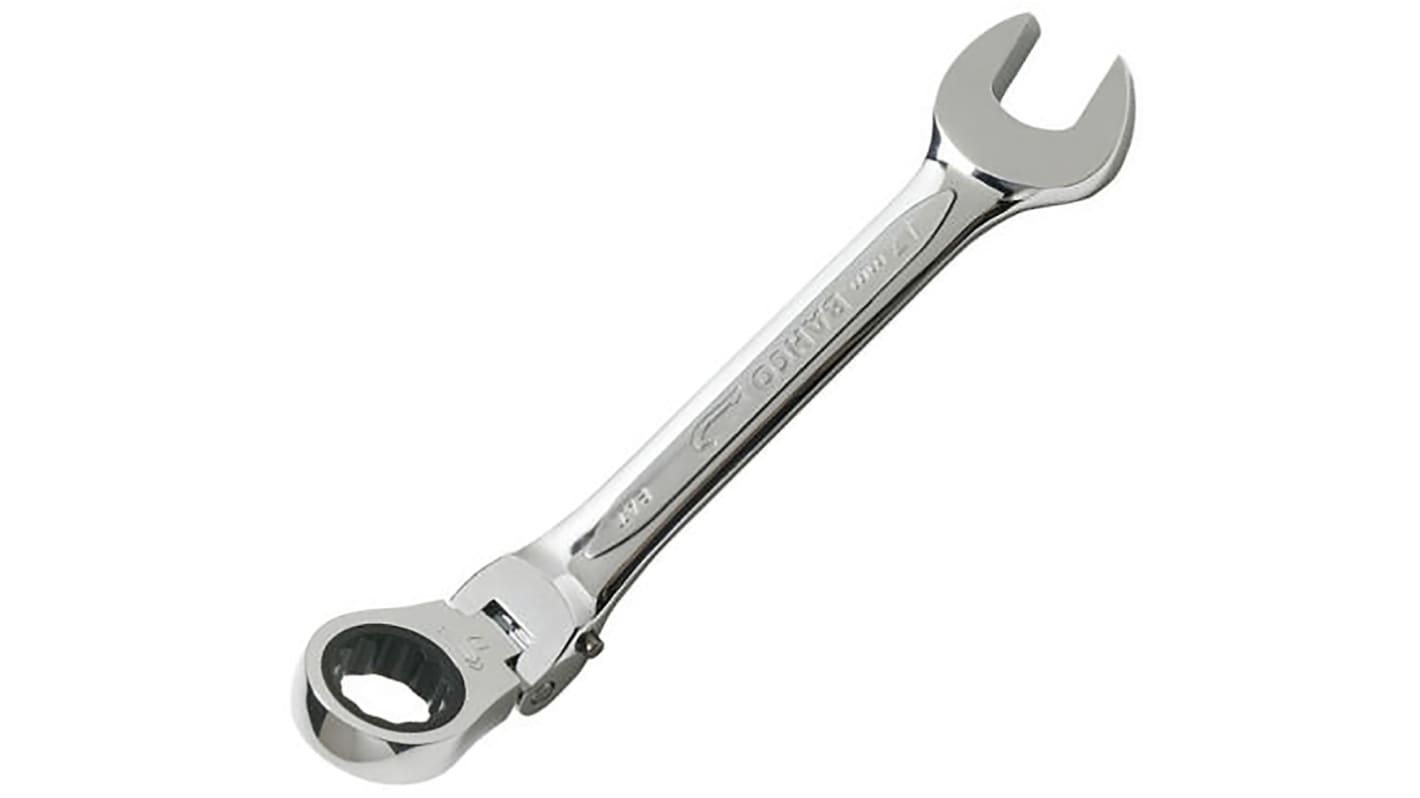 Bahco Ratchet Spanner, 8mm, Metric, Double Ended, 127 mm Overall