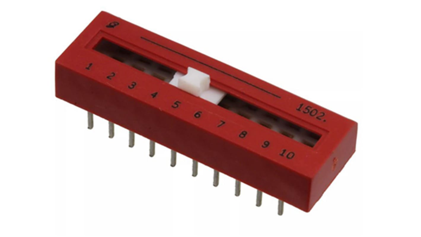 Grayhill 10 Way Through Hole DIP Switch SP10T