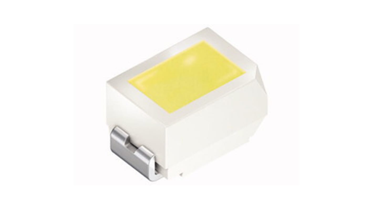 ams OSRAM LED, 2 tüskés, felületre szerelhető, Fehér, 1210 → 1910 mlm, 355 → 710 mcd, 3,8 V, 120 °, Mini