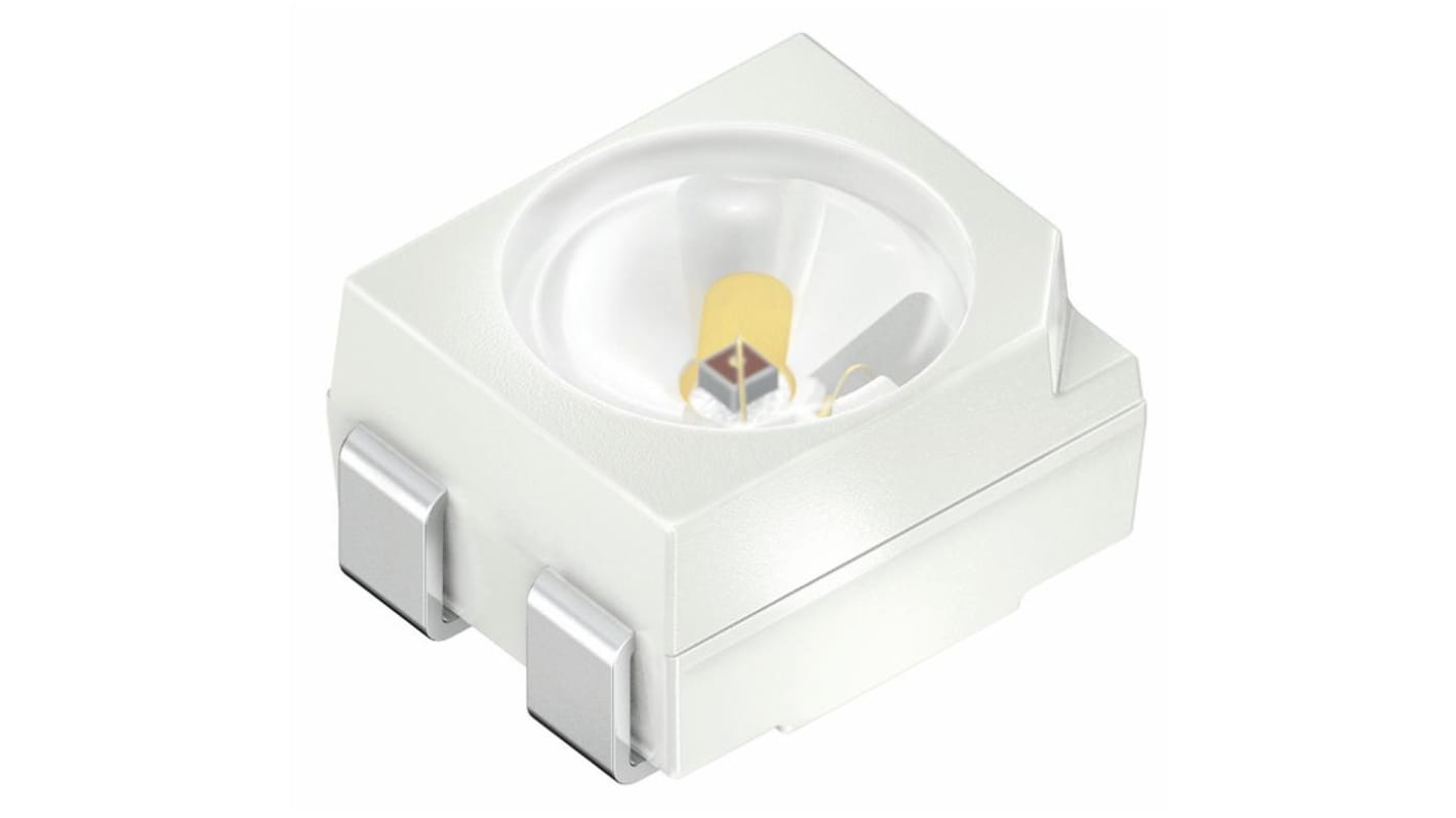 LED Jaune, CMS, PLCC 2, 2,2 V