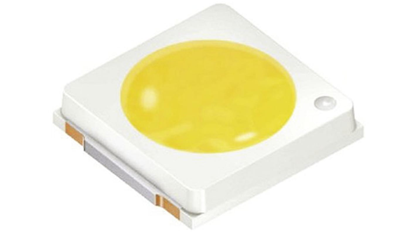 ams OSRAM LED, 2 tüskés, felületre szerelhető, Fehér, 104,2 → 130 lm, 3000K, 36,4 → 42,3 cd, 6,35 V, 120