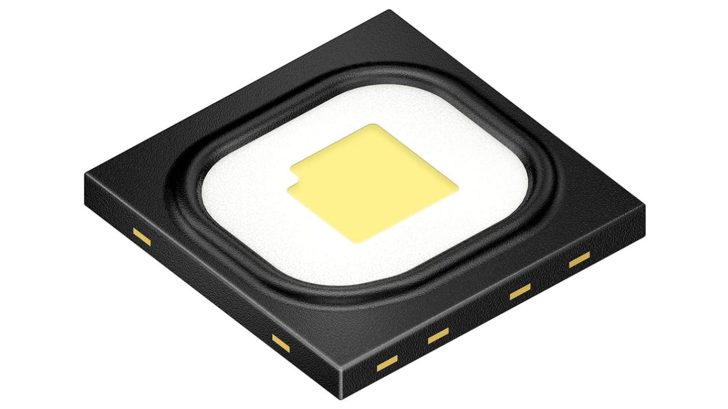 LED ams OSRAM OSLON Black Flat, Blanco, 5500K, Vf= 3,05 V, 250 → 400 lm, 120°, mont. superficial