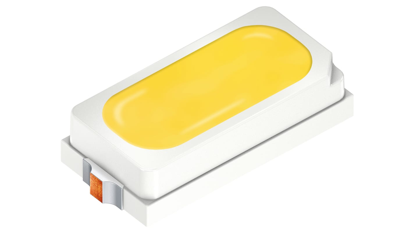 LED Blanc, CMS, PLCC 2, 3,1 V