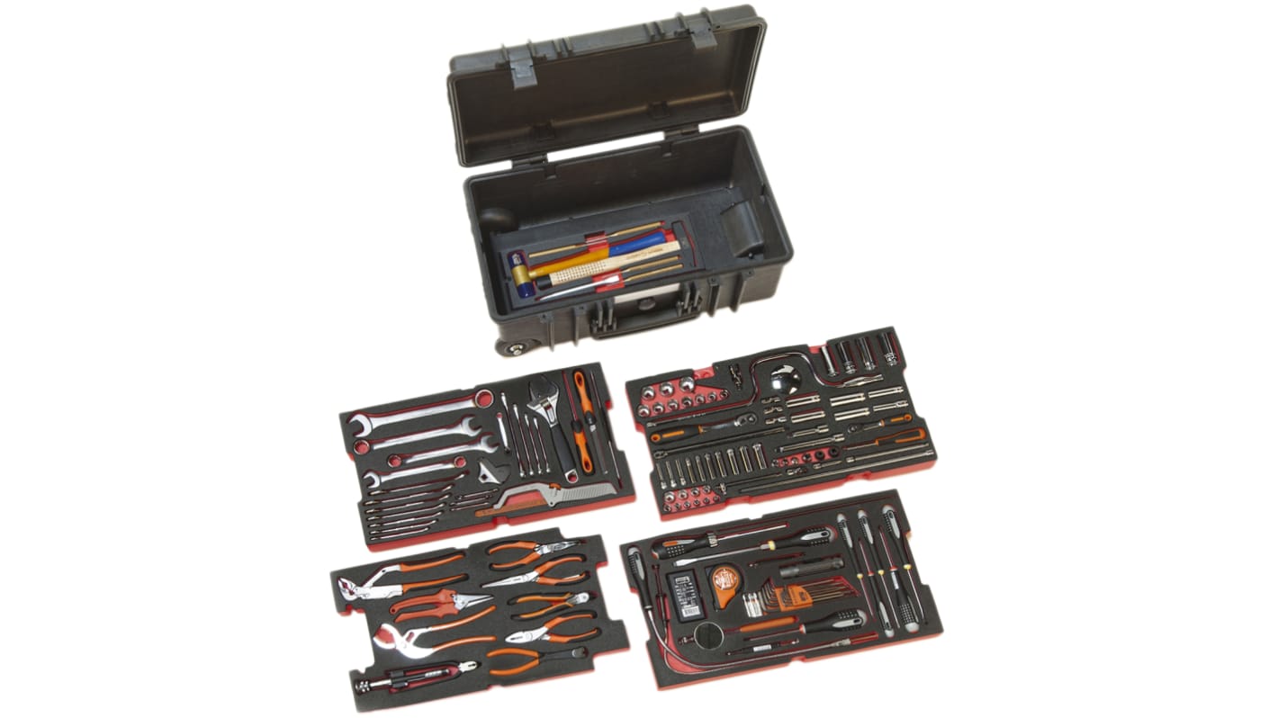 Bahco 159 Piece Mechanical Tool Kit with Case