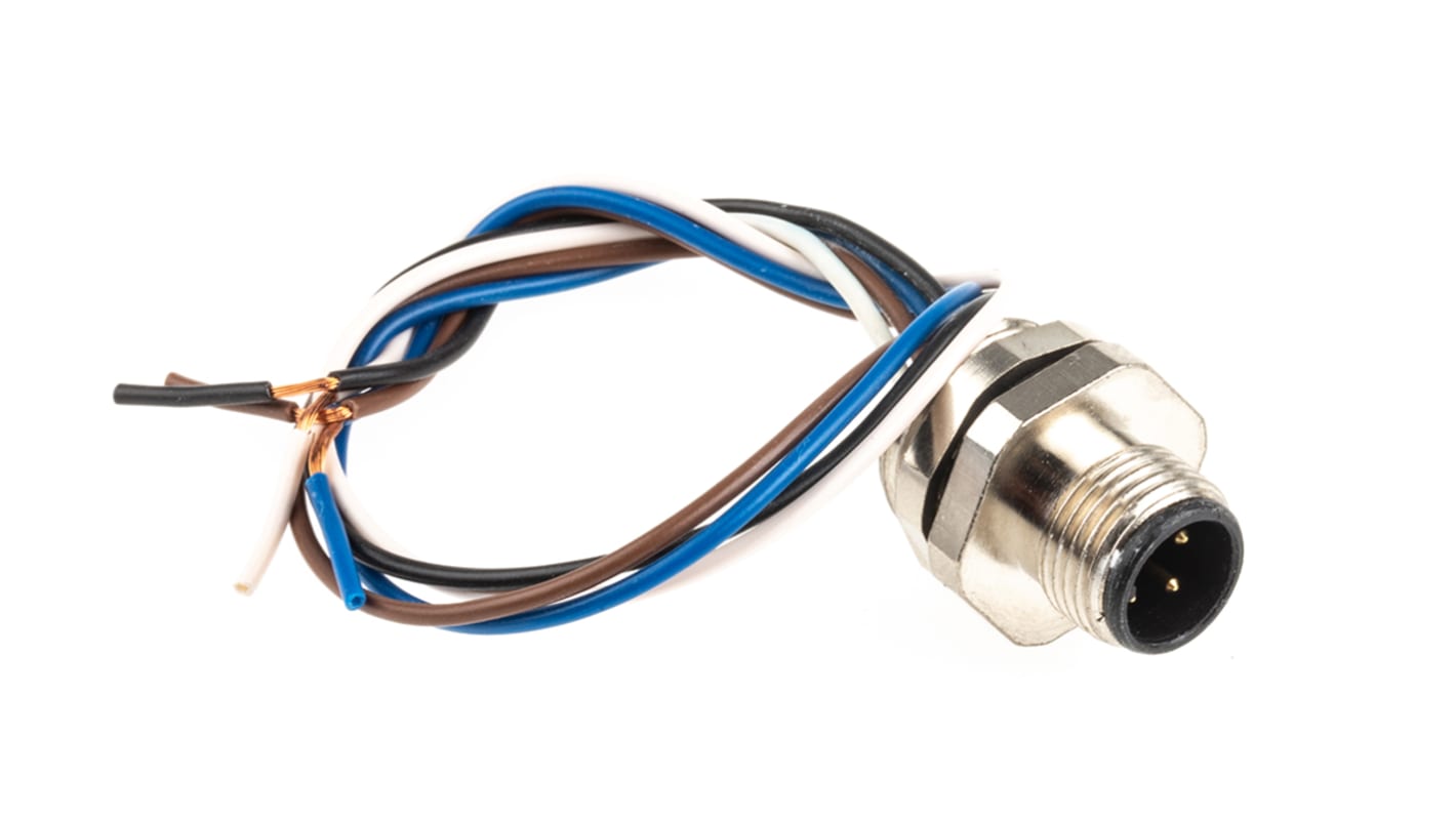 Conector RS macho de 4 Montaje Panel, IP67 | RS