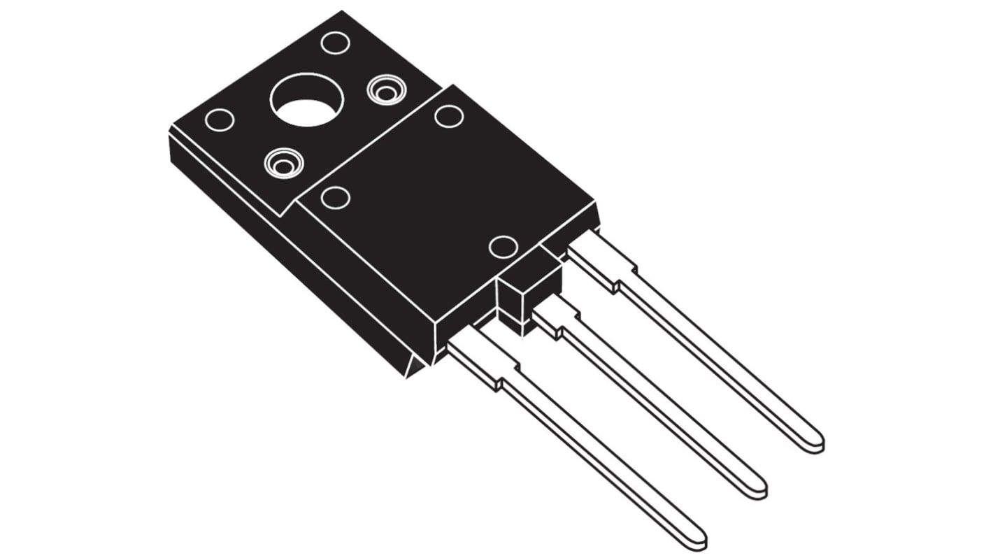 STMicroelectronics HD1750FX NPN Transistor, 24 A, 800 V, 3-Pin ISOWATT218FX