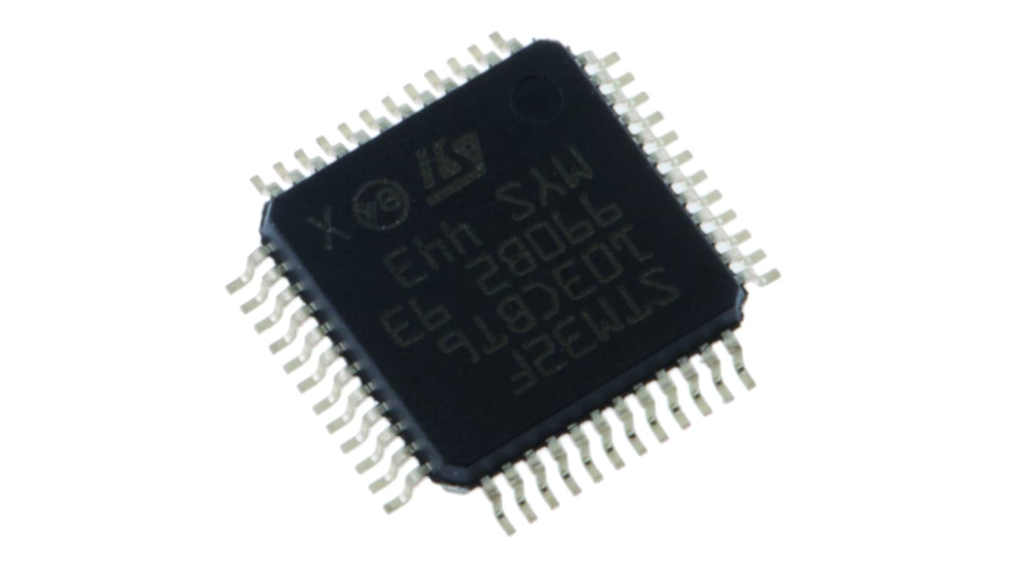 STMicroelectronics STM8L151C8T6, 8bit STM8 Microcontroller, STM8L, 16MHz, 64 kB Flash, 48-Pin LQFP