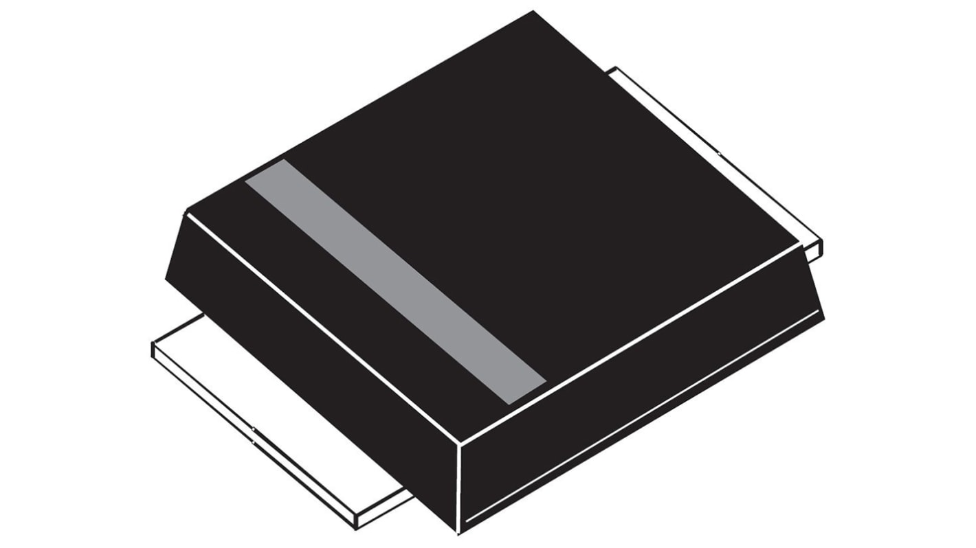 STMicroelectronics 40V 3A, Schottky Diode, 2-Pin SMBflat STPS3L40UF