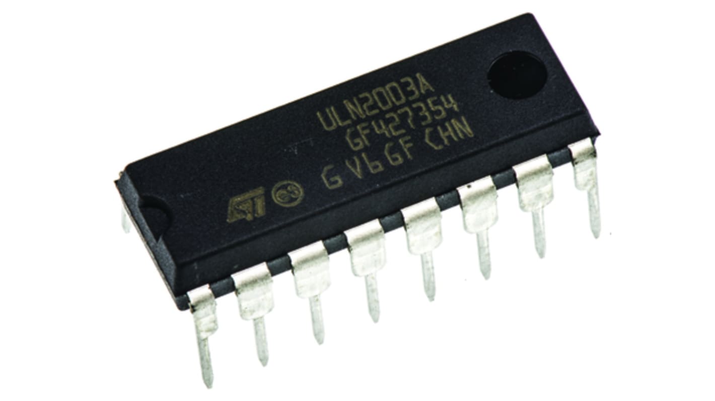 STMicroelectronics NPN Darlington-Transistor 50 V 500 mA HFE:1000 @ 350 mA @ 2 V, PDIP 16-Pin Single & Common Emitter