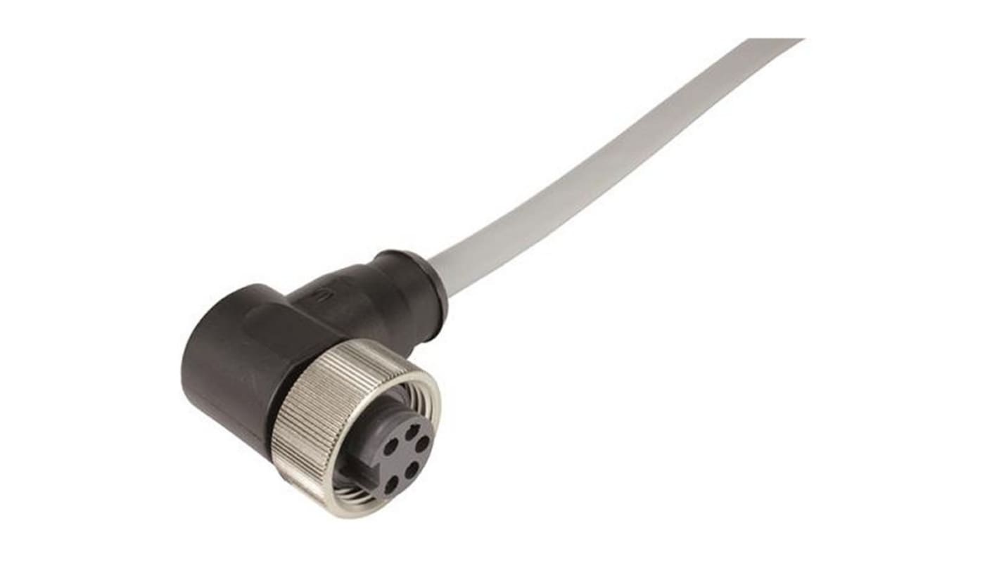 Harting Right Angle Female 3 way M8 to Unterminated Sensor Actuator Cable, 10m