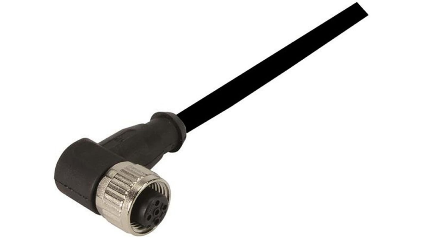 Cable de conexión Harting, con. A M12 Hembra, 12 polos, con. B Sin terminación, cod.: A, long. 10m, IP67