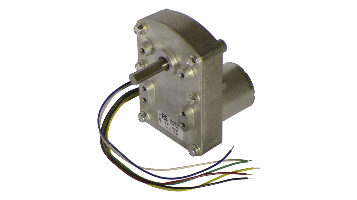 Mellor Electric FBB Getriebemotor, bürstenlos bis 98 Ncm, 24 V dc / 9 W, Wellen-Ø 7.94mm, 56mm x 63.5mm