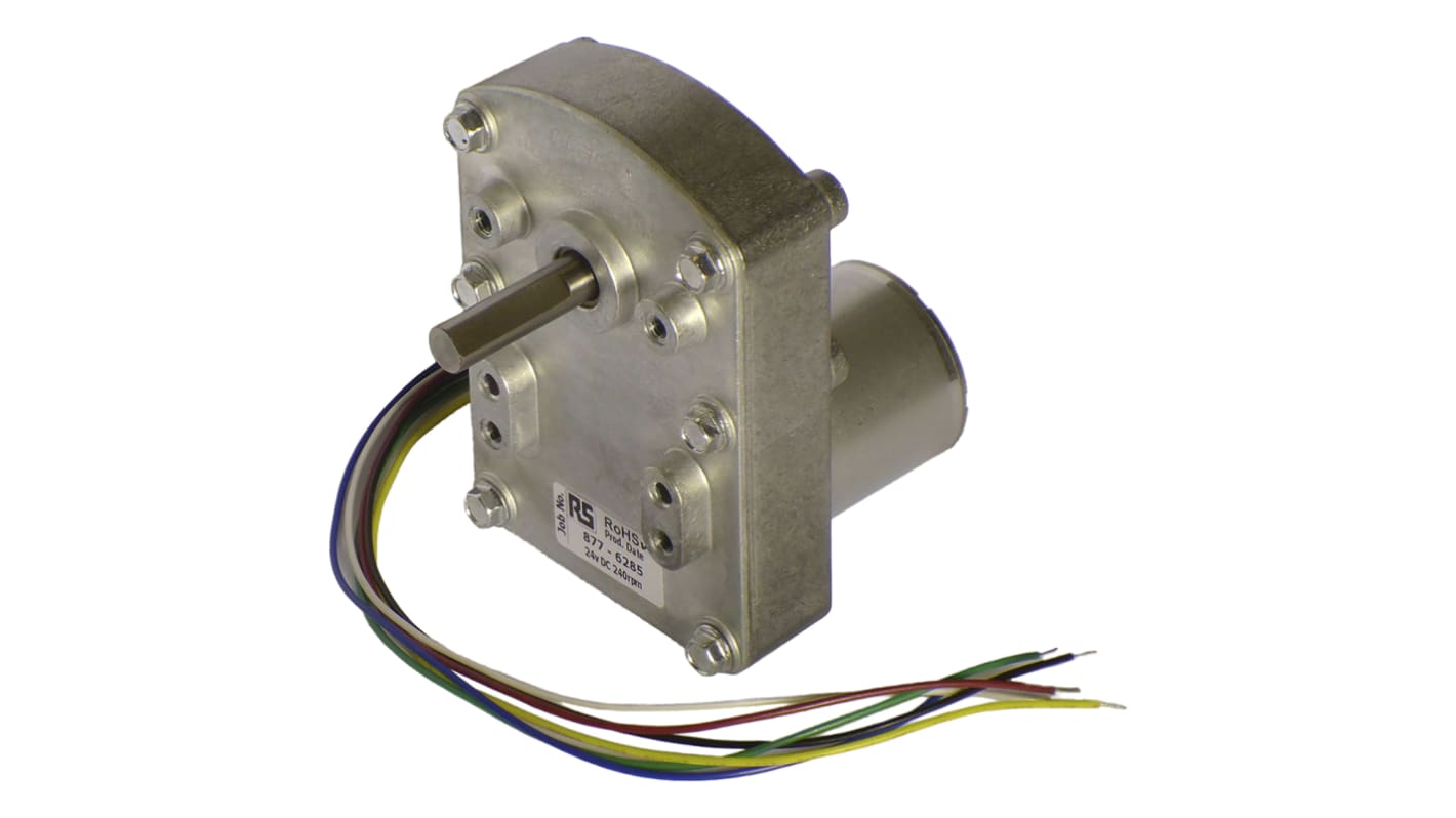 Mellor Electric FBB Getriebemotor, bürstenlos bis 68 Ncm, 24 V dc / 9 W, Wellen-Ø 7.94mm, 56mm x 63.5mm