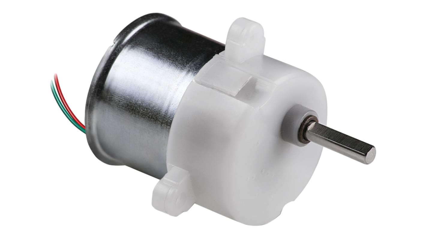 Micromotors Brushed Geared DC Geared Motor, 12 V dc, 50 Ncm, 1.6 rpm, 4mm Shaft Diameter