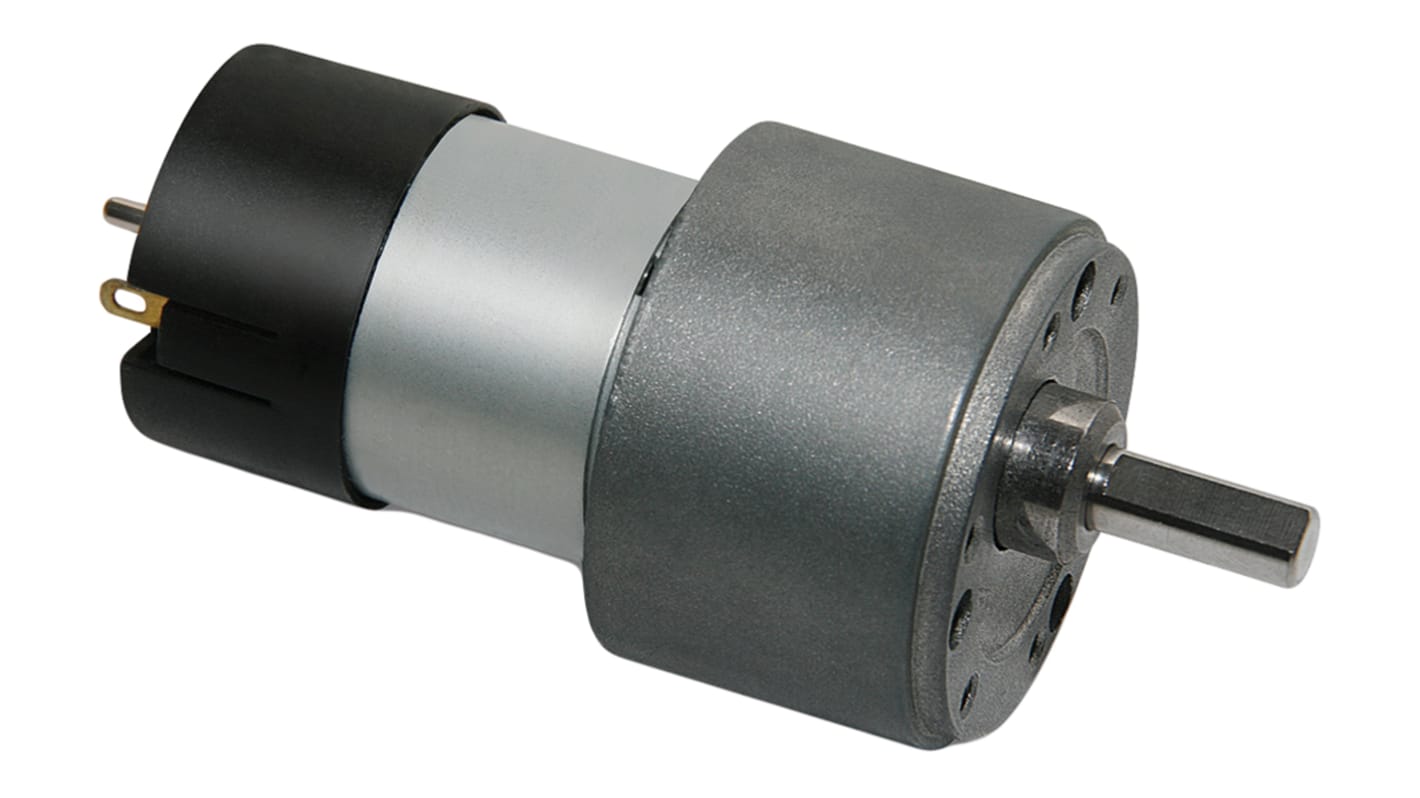 Micromotors Geared DC Geared Motor, 24 V dc, 1 Nm, 8.5 → 14 rpm, 6mm Shaft Diameter