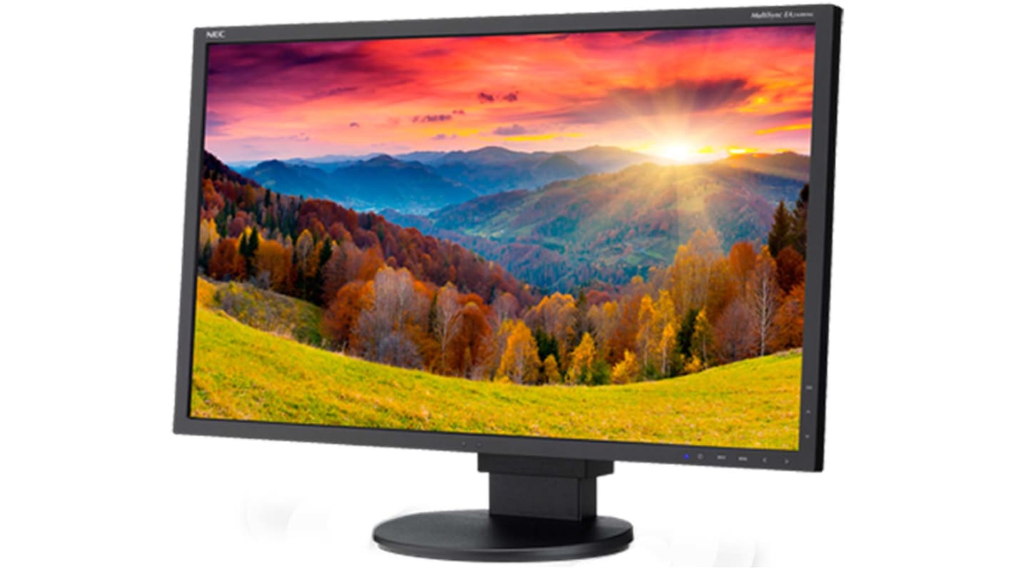 Monitor LED Nero NEC 24poll MultiSync EA244WMi DisplayPort, DVI-D, HDMI, VGA