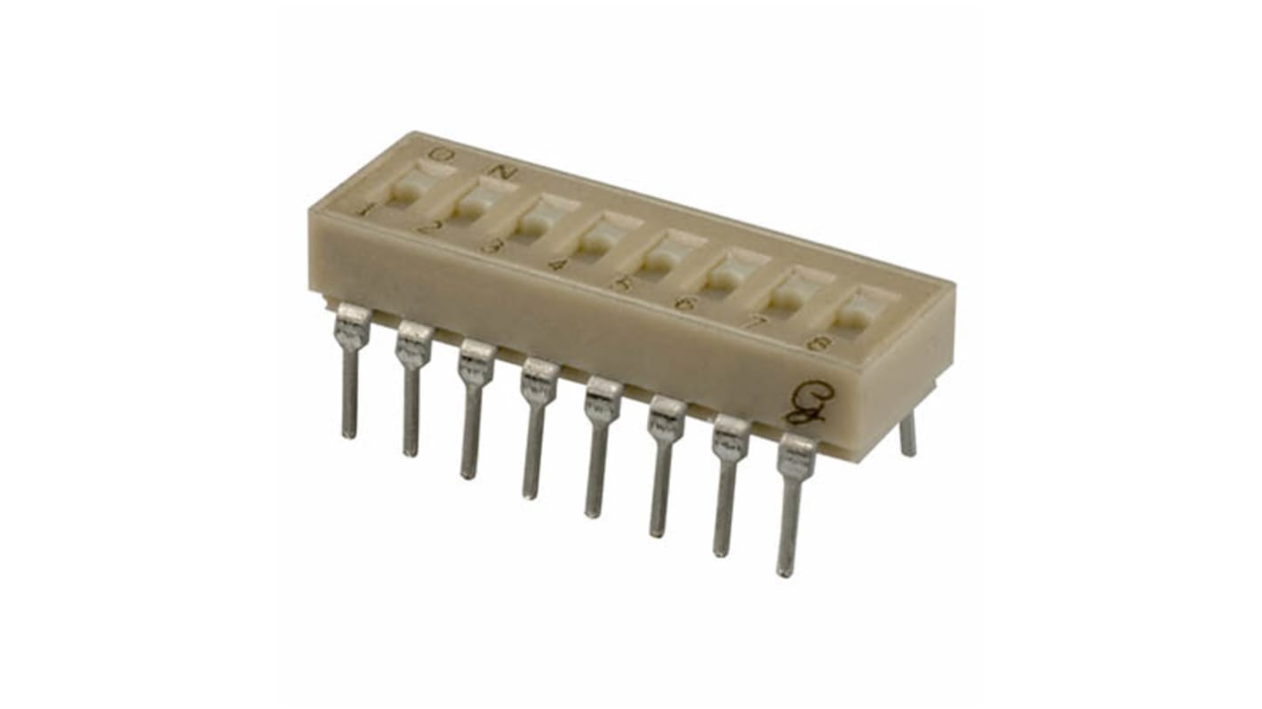 Grayhill 8 Way Through Hole DIP Switch SPST