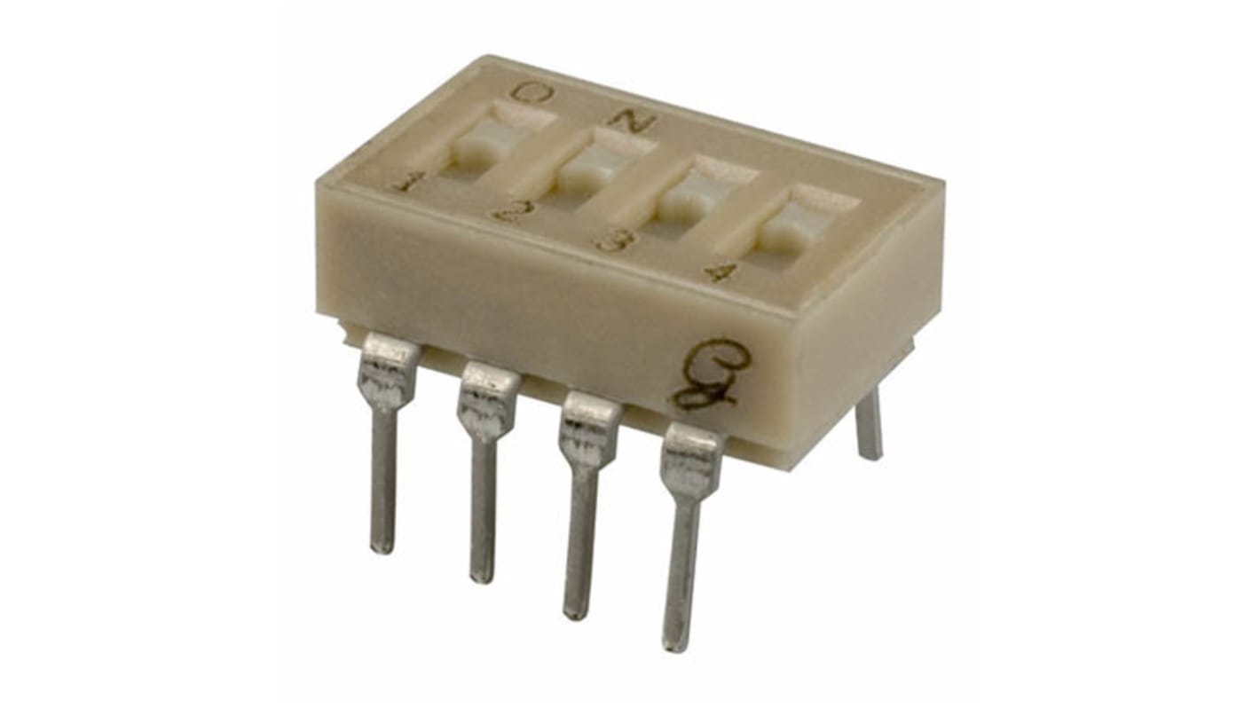 Grayhill 4 Way Through Hole DIP Switch SPST