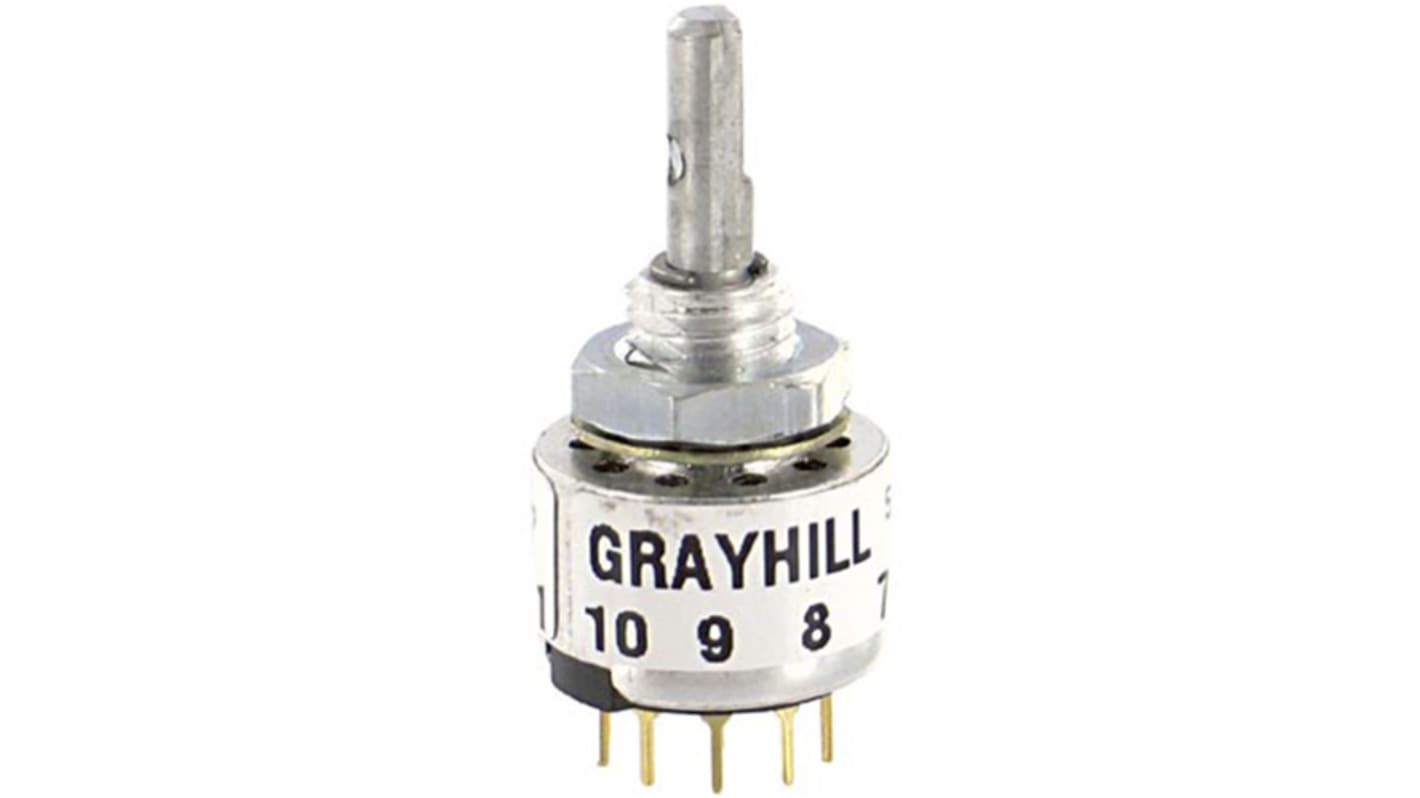 56DP36011AJN Grayhill DP10T Rotary Switch RS