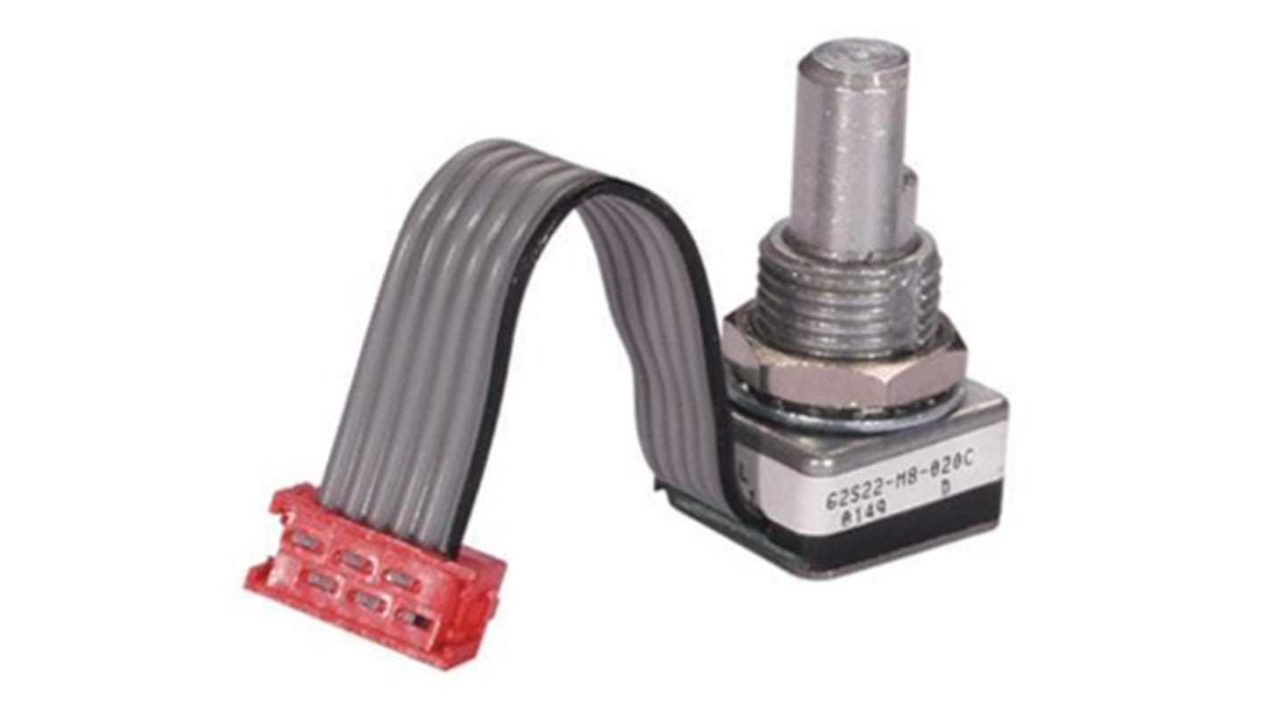 Grayhill 5V dc Optical Encoder with a 6.35 mm Flat Shaft, Surface Mount, Connector