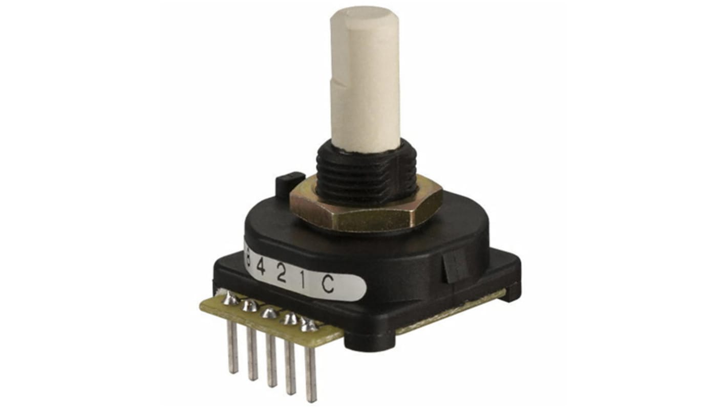 25LB22H Grayhill Mechanical Rotary Encoder with a 6.35 mm Flat Shaft