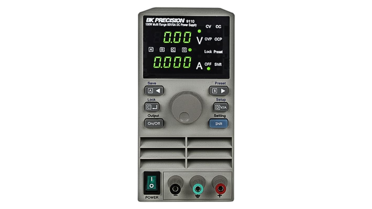 BK Precision BK9110 Digital Labornetzgerät 100W, 60V / 5A