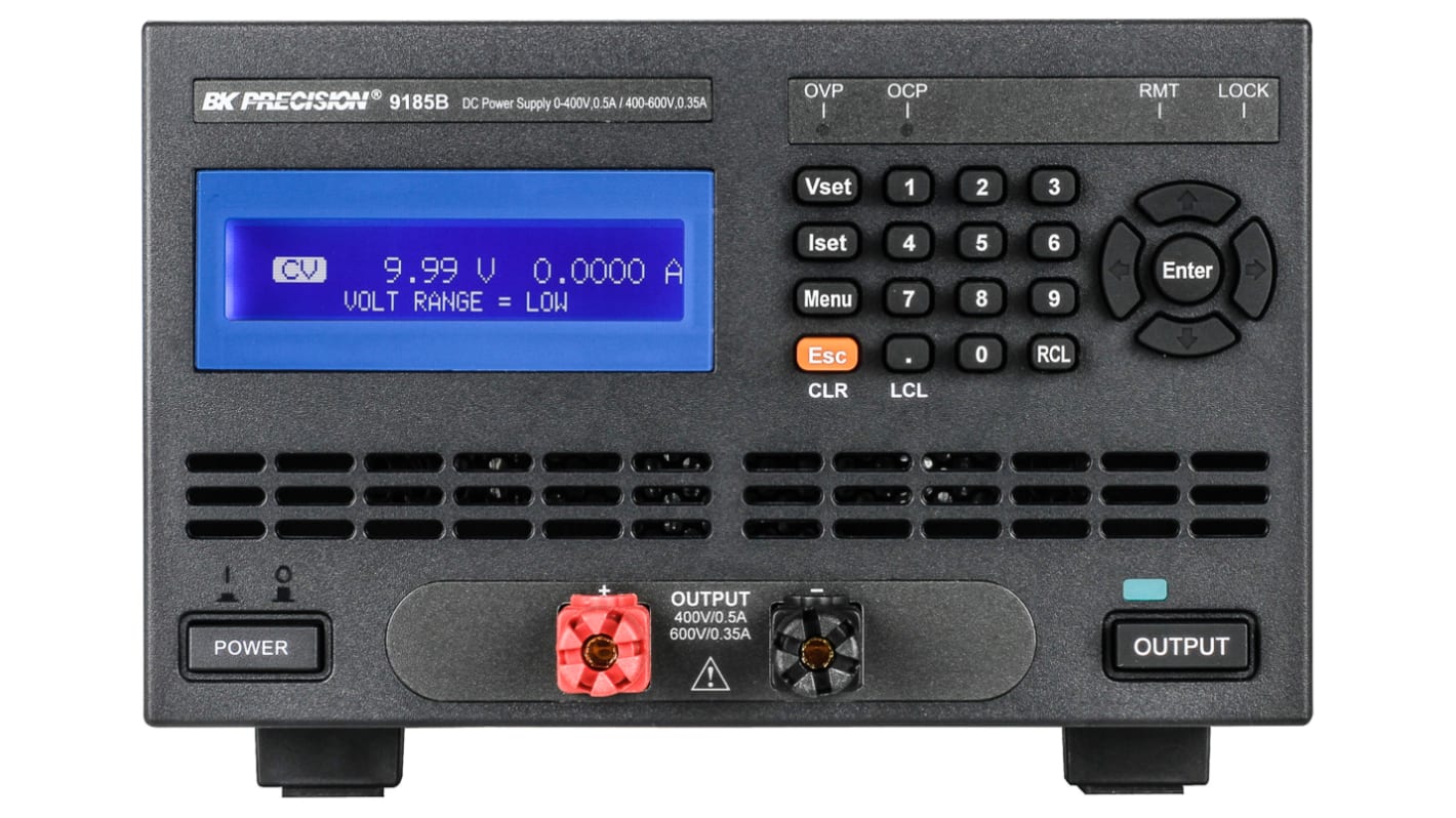 BK9185B BK Precision Digital Bench Power Supply, 600V, 500mA, 1