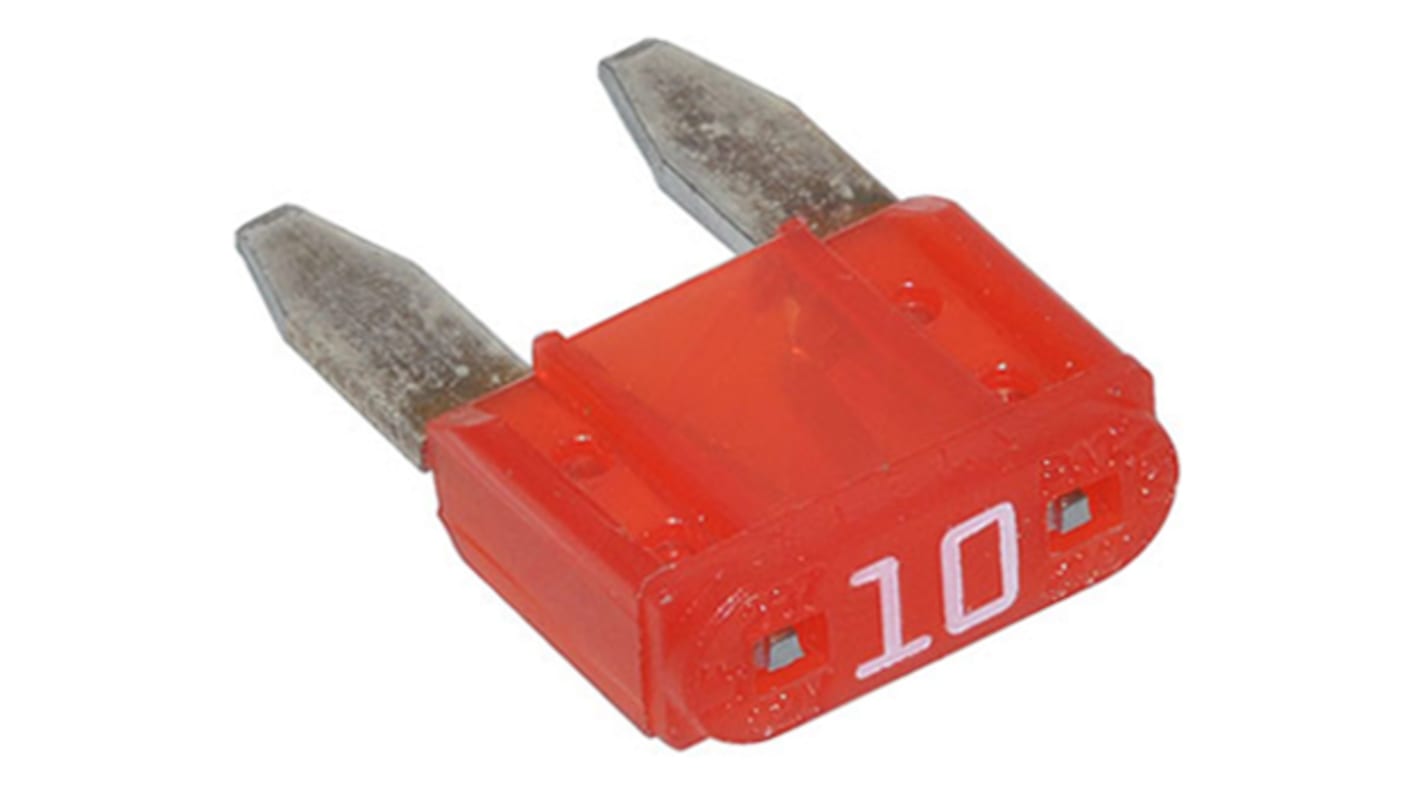 Littelfuse 10A Red Blade Car Fuse, 32V ac/dc