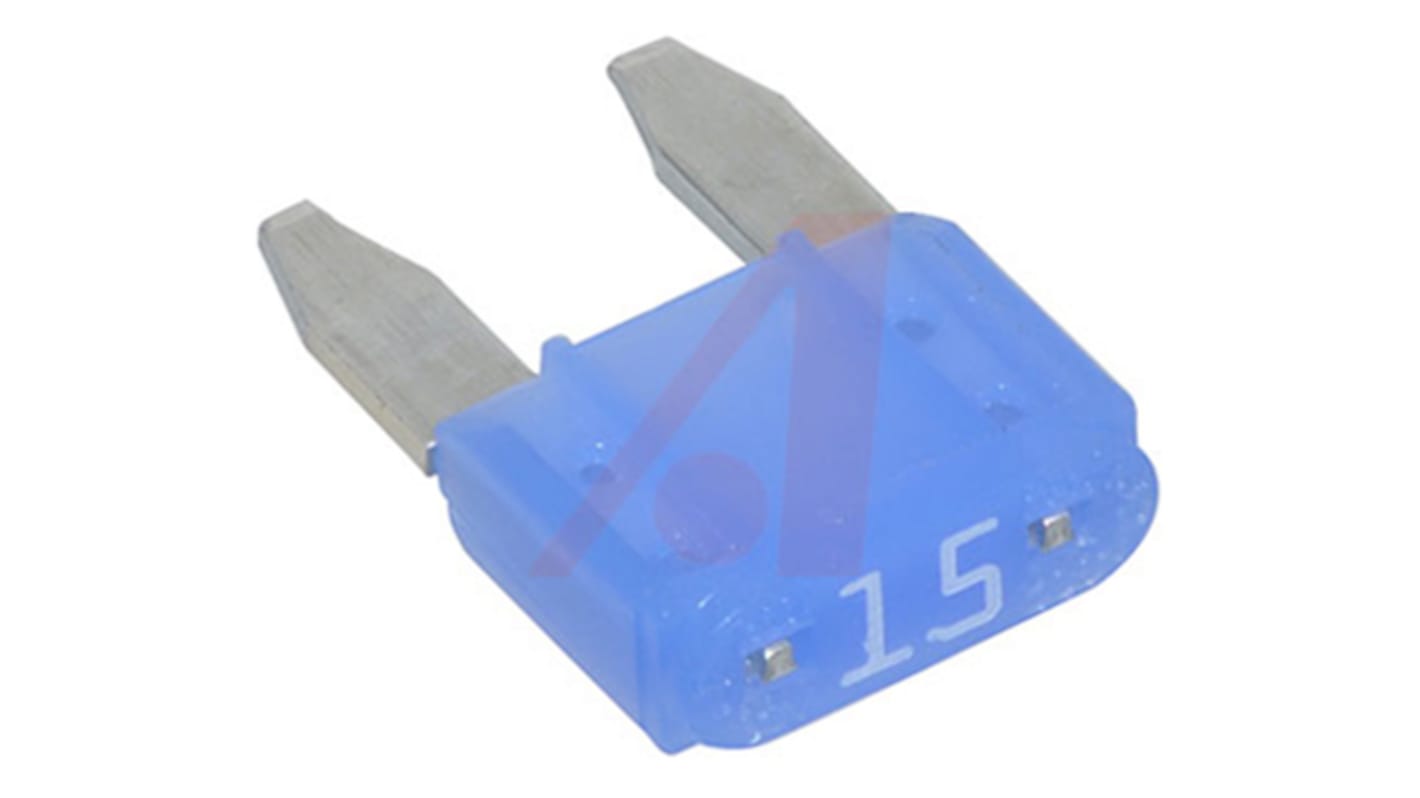 Littelfuse Klinge Kfz Sicherung, blau, 15A 10.9 x 3.8 x 8.8mm, 32V ac/dc