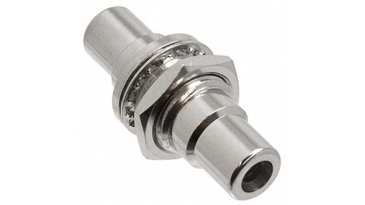 Switchcraft White Panel Mount RCA Socket, Nickel