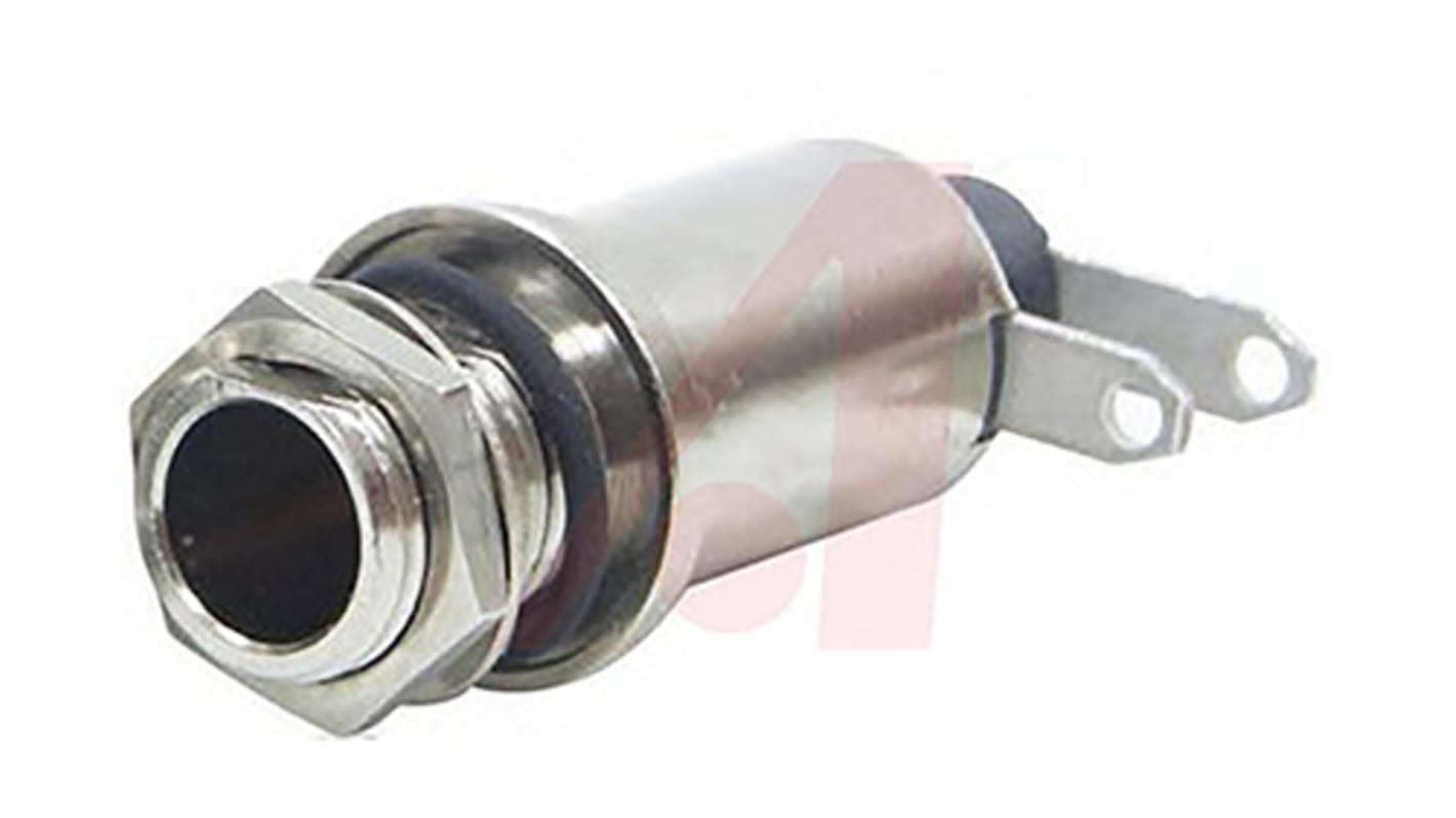 Switchcraft, RAPC Right Angle DC Plug Rated At 13.0A, 24.0 V, Panel Mount, length 28.97mm, Gold, Silver, IP66, IP67,