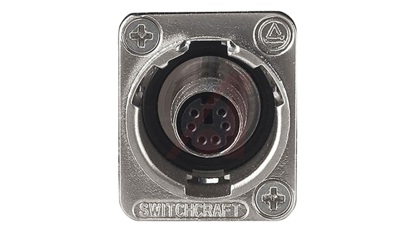 Conector DIN Hembra Switchcraft serie EH de 6 vías