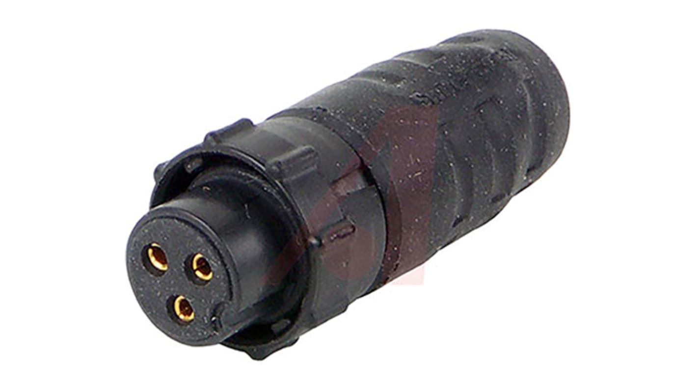 Switchcraft Circular Connector, 3 Contacts, Cable Mount, Plug, Female, IP68, IP69K, EN3 Series