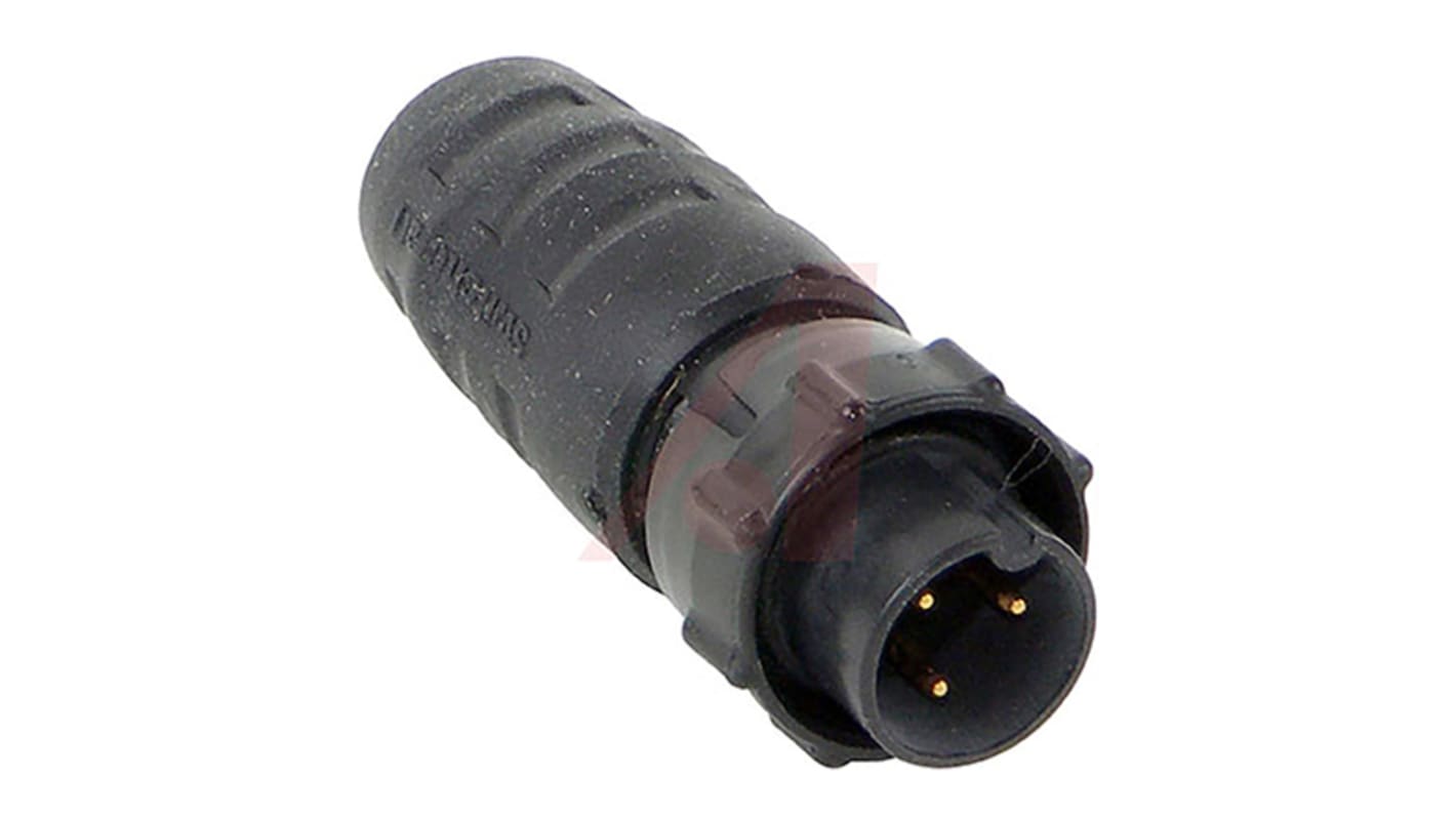 Switchcraft Circular Connector, 3 Contacts, Cable Mount, Socket, Male, IP68, IP69K, EN3 Series