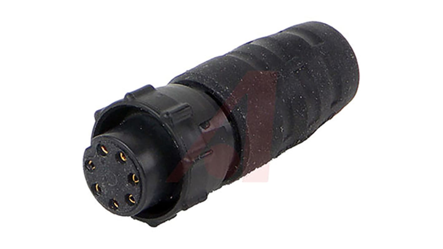 Switchcraft Connector, 7 Contacts, Cable Mount, Plug, Female, IP16, IP18, IP66, IP68, EN3 Series
