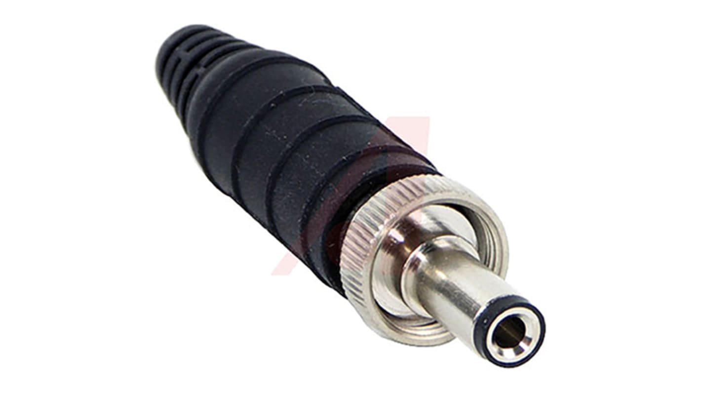 Switchcraft 761KS Hohlstecker verzinnt / 5.0A, Innen-Ø 2.5mm x 57mm, Kabelmontage