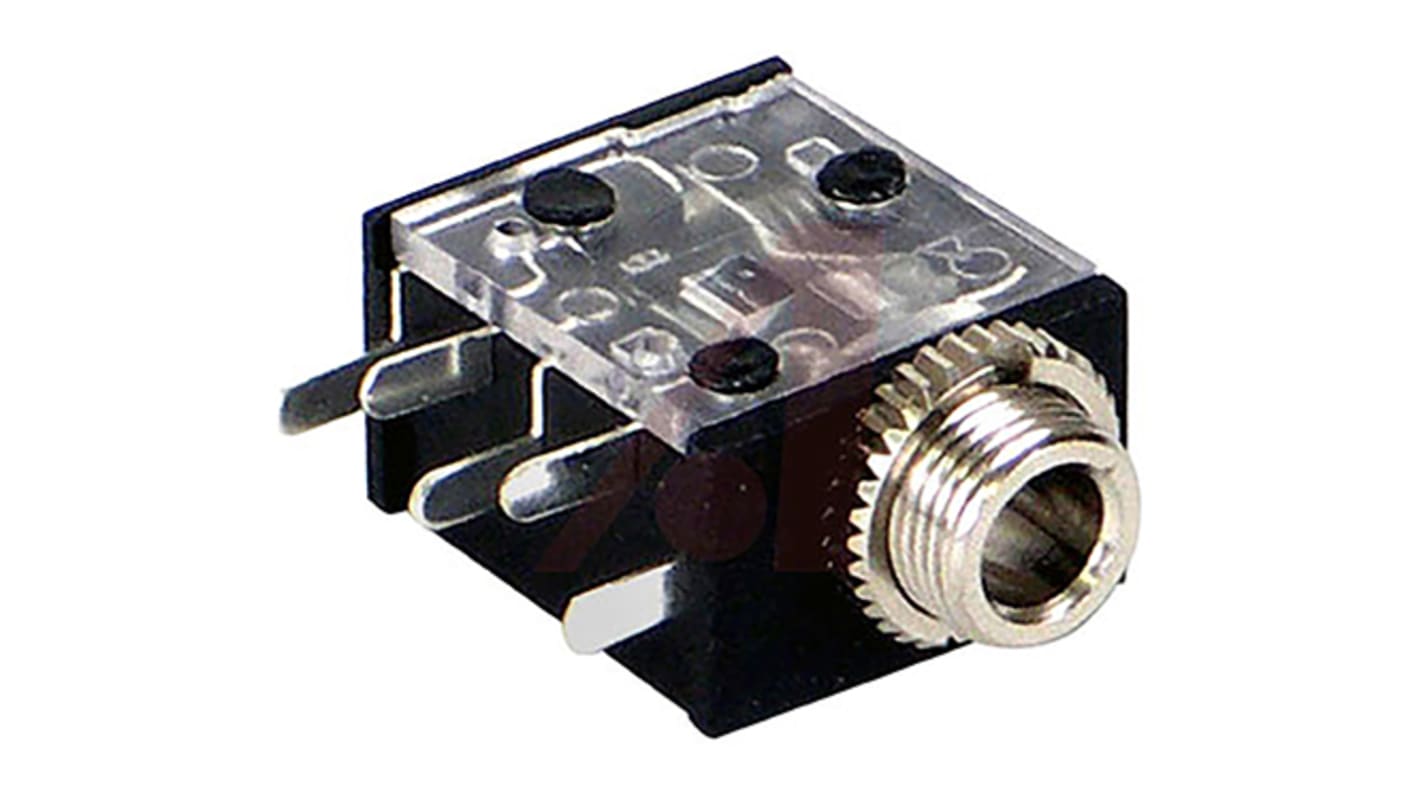 Switchcraft Jack Connector 3.5 mm PCB Mount Stereo Socket, 5Pole