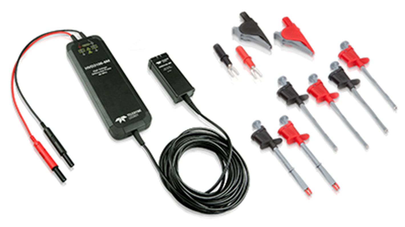 Teledyne LeCroy HVD Series HVD3106-6M Oscilloscope Probe, Differential, High Voltage Type, 80MHz, 1:50, 1:500, ProBus