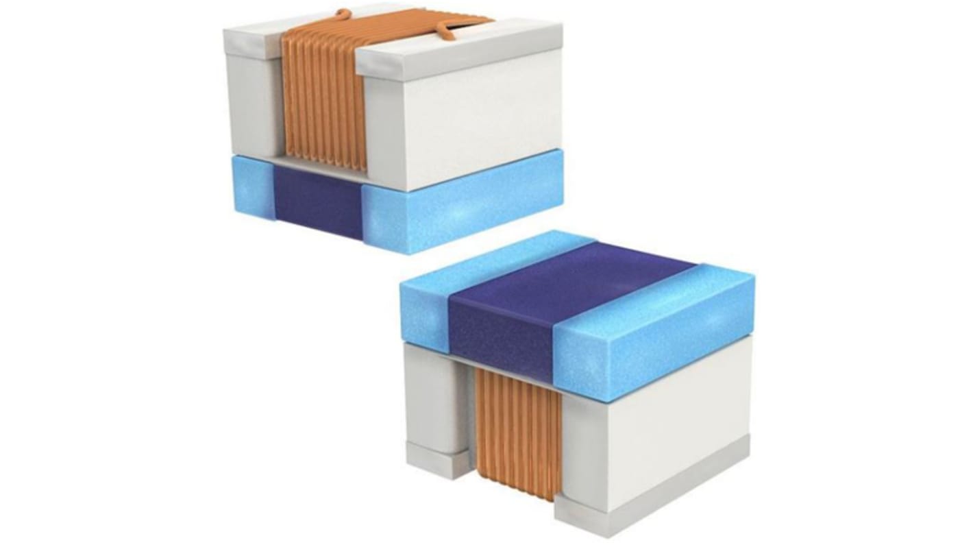 Murata, LQW2BAN_00, 2015 Unshielded Wire-wound SMD Inductor with a Non-Magnetic Core Core, 47 nH ±5% Wire-Wound 1.25A
